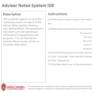 viz thumbnail for Advisor Notes System IDE