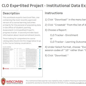 viz thumbnail for CLO Expedited Project IDE