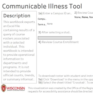 viz thumbnail for Communicable Illness Tool IDE