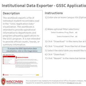 viz thumbnail for GSSC Application Data IDE