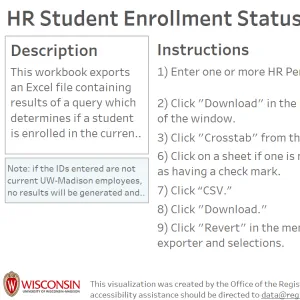 viz thumbnail for HR Student Enrollment Status IDE