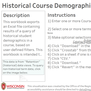 viz thumbnail for Historical Course Demographics IDE