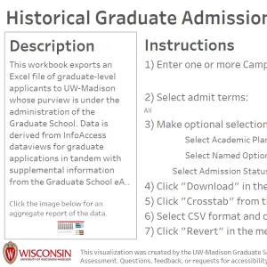 viz thumbnail for Historical Graduate Admissions IDE