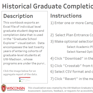 viz thumbnail for Historical Graduate Completion IDE