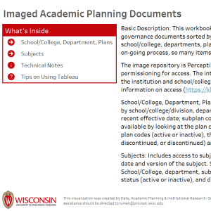 viz thumbnail for Imaged Academic Planning Documents